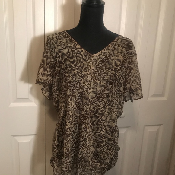 Kaelyn Max Tops - Kaelyn Max-II Womens Size 1X Blouse